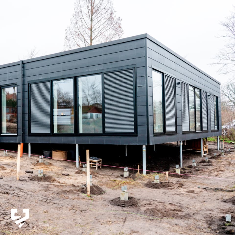 Fundament med jordskruer